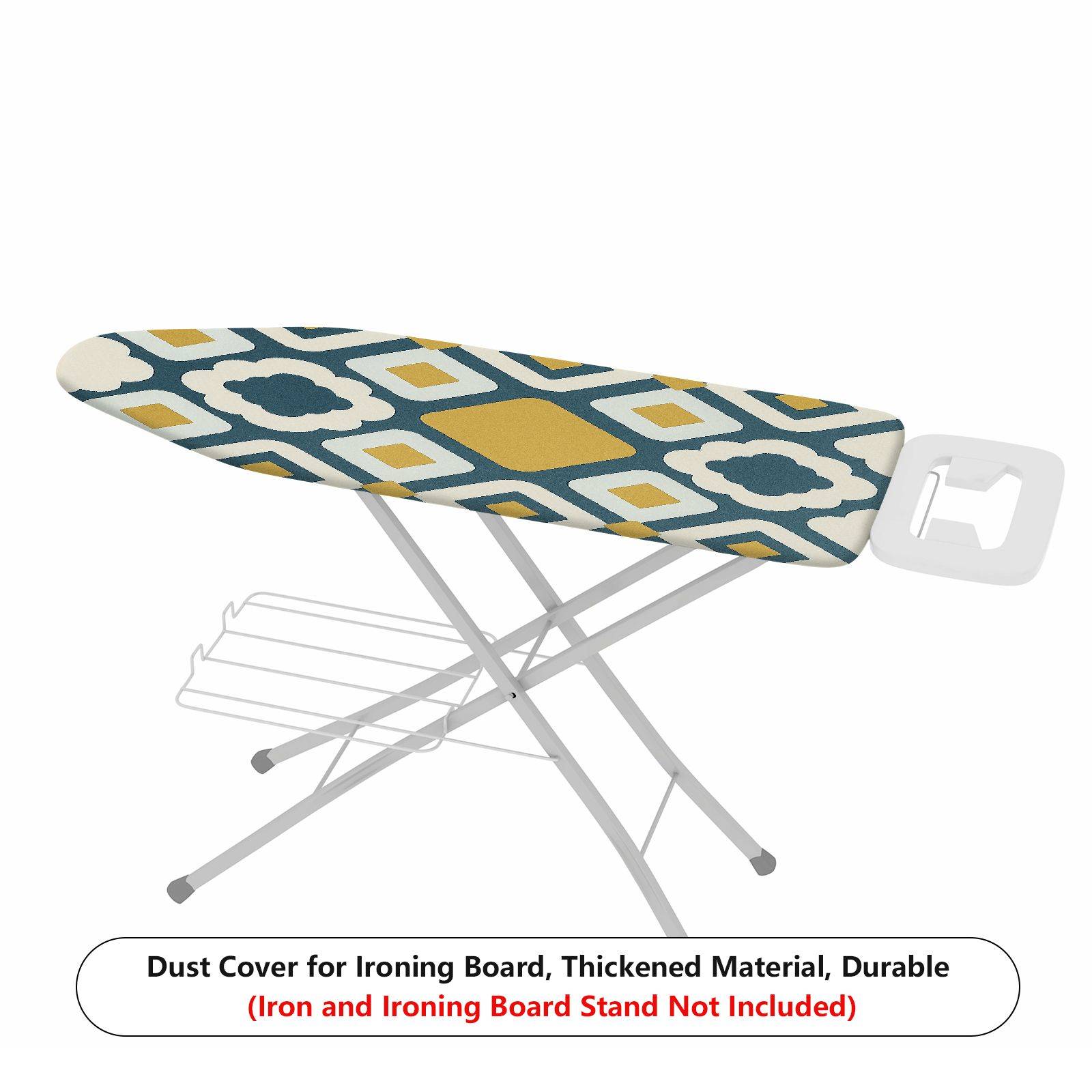 1-Piece Geometric Retro Diamond  Ironing Board Cover, Universal Size, Without Board