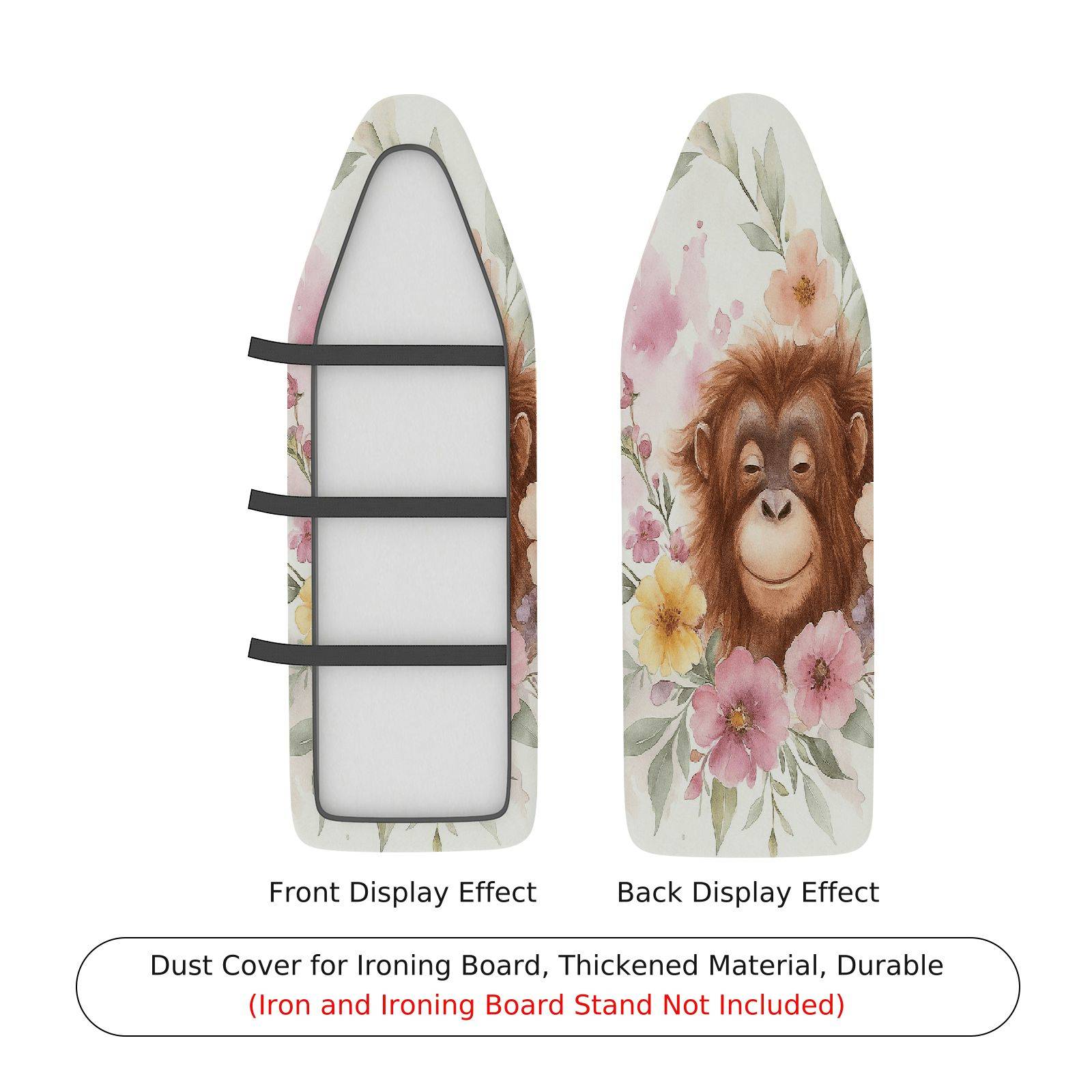 1-Piece Animal Floral  Ironing Board Cover, Universal Size, Without Board
