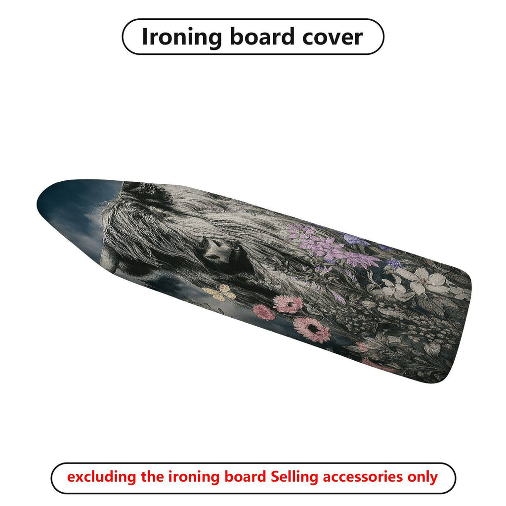 1-Piece Floral Animal Nature  Ironing Board Cover, Universal Size, Without Board