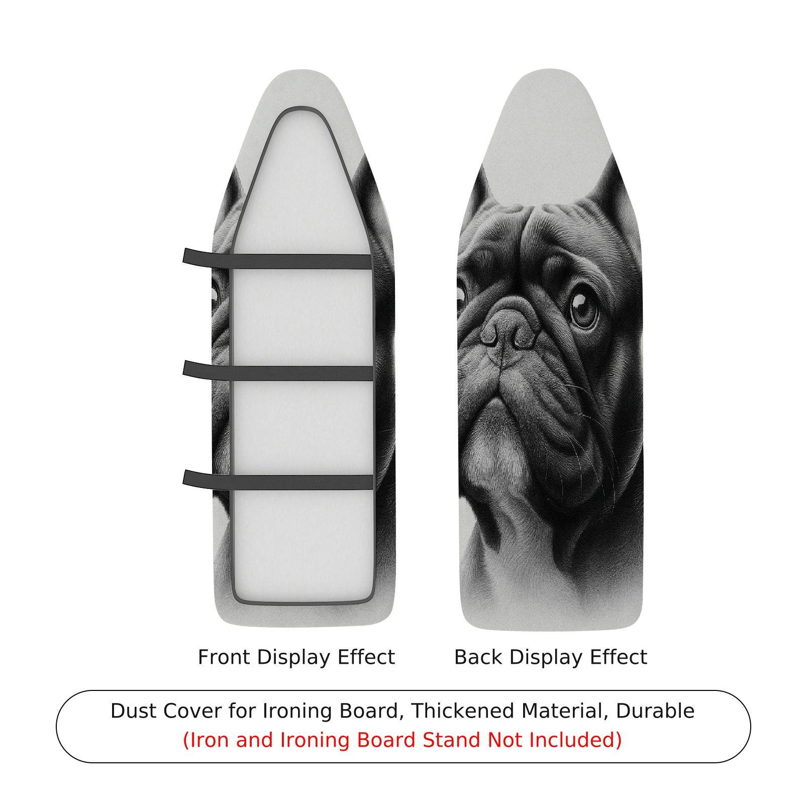 1-Piece Dog Animal Art  Ironing Board Cover, Universal Size, Without Board