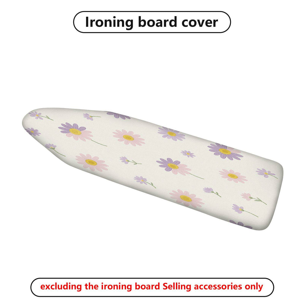 1-Piece Floral Purple Pink  Ironing Board Cover, Universal Size, Without Board