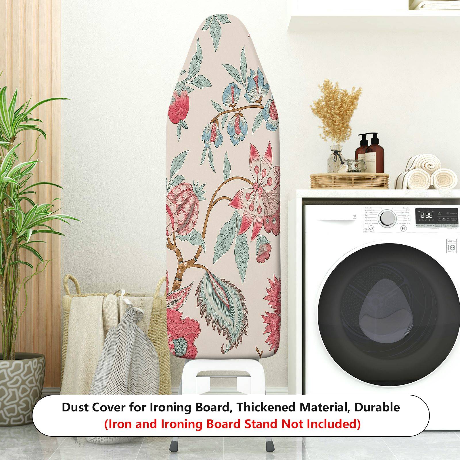 1-Piece Floral Vintage Retro  Ironing Board Cover, Universal Size, Without Board