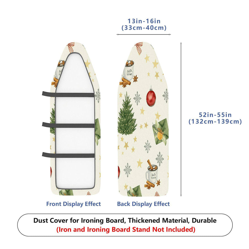 1-Piece Christmas Star Gift  Ironing Board Cover, Universal Size, Without Board