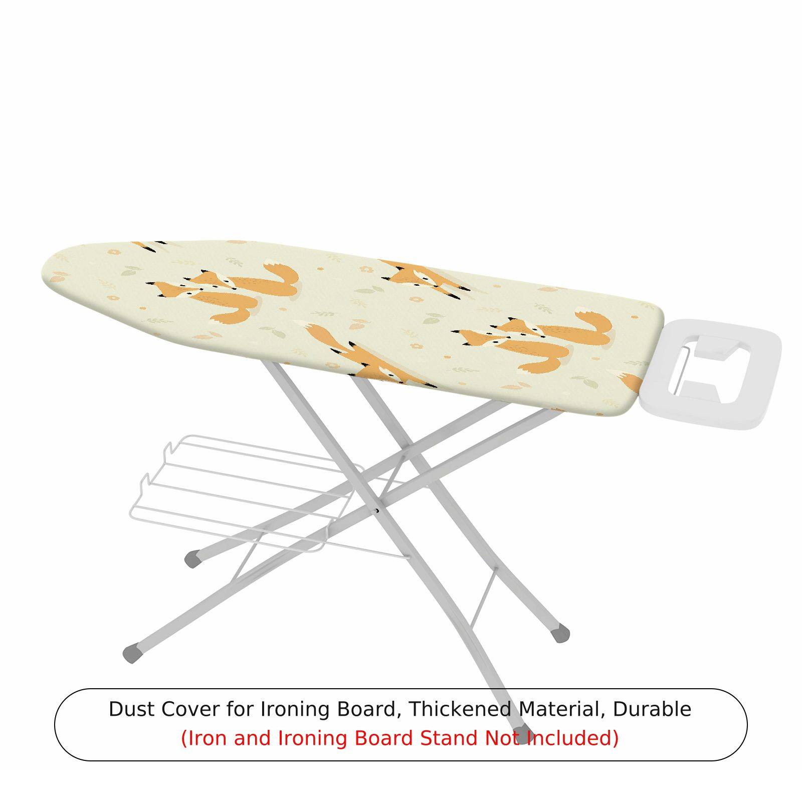 1-Piece Fox Pattern Animal Nature Print  Ironing Board Cover, Universal Size, Without Board