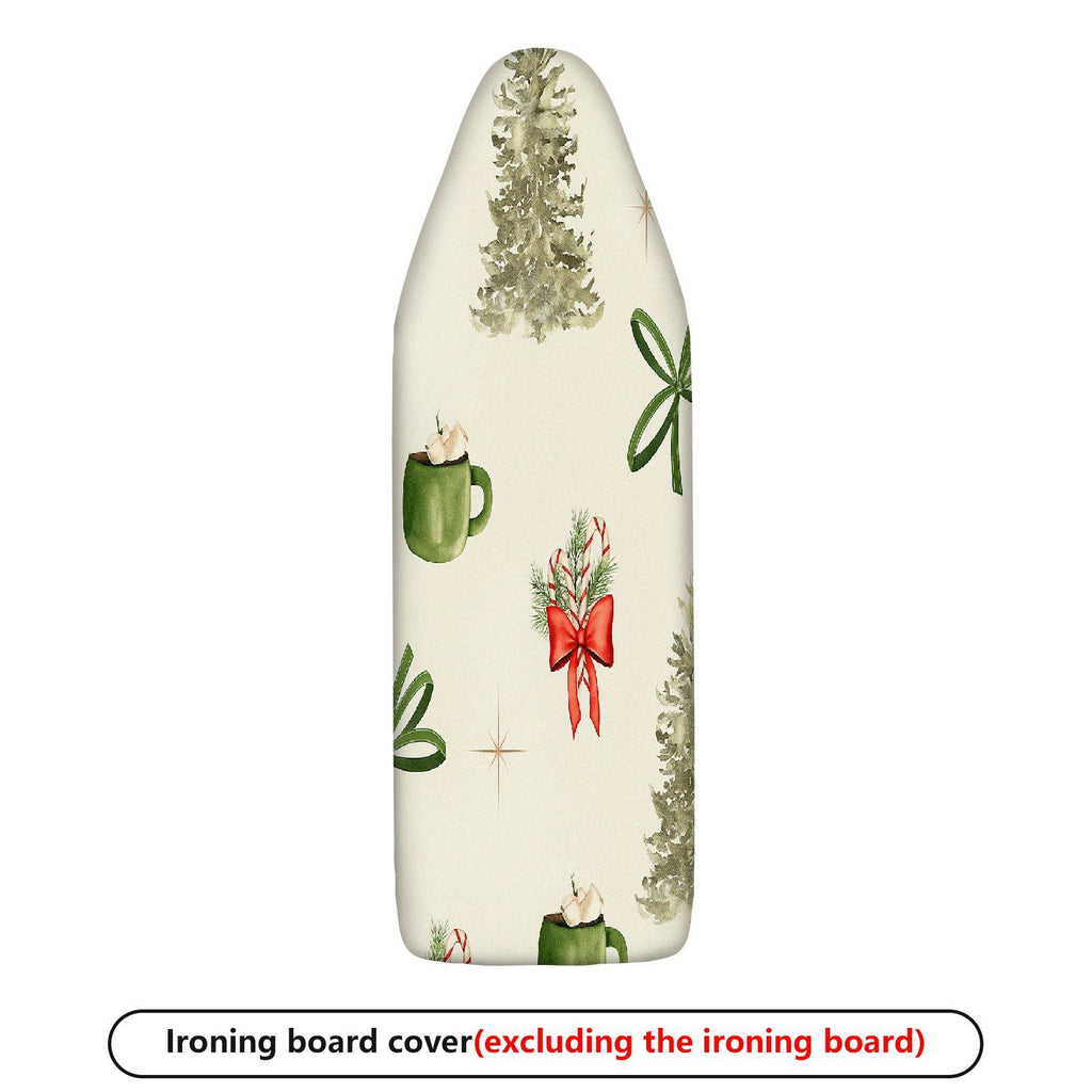 1-Piece Christmas Tree Mug Bow  Ironing Board Cover, Universal Size, Without Board
