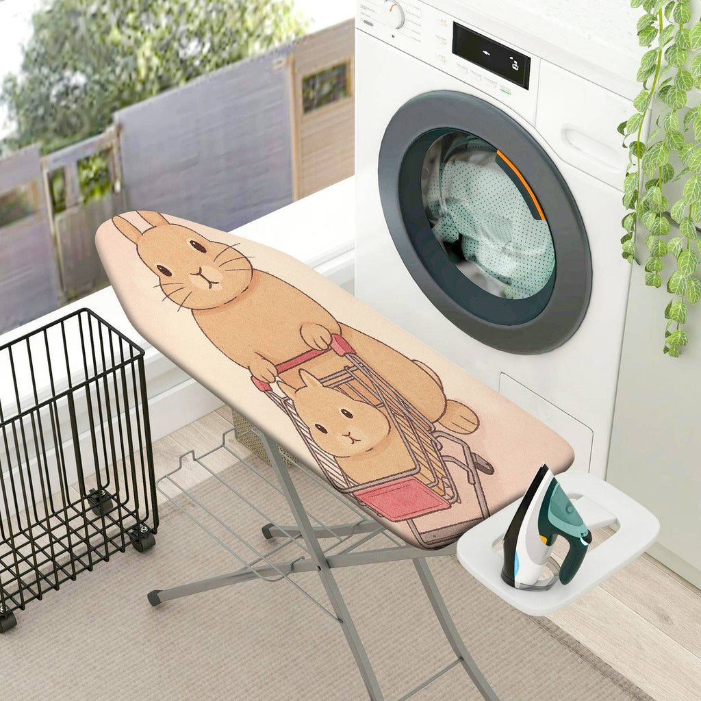 1-Piece Cute Rabbit  Animal  Ironing Board Cover, Universal Size, Without Board