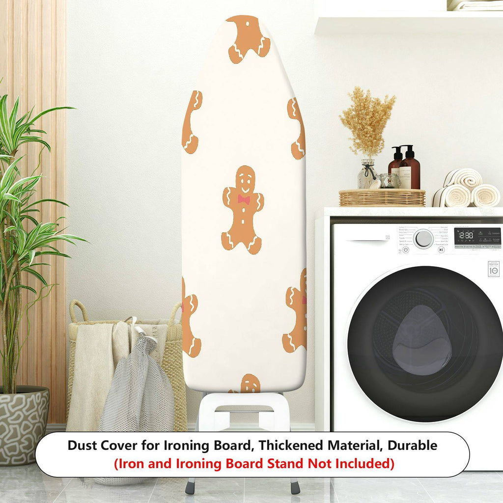 1-Piece Gingerbread Christmas Decorative  Ironing Board Cover, Universal Size, Without Board