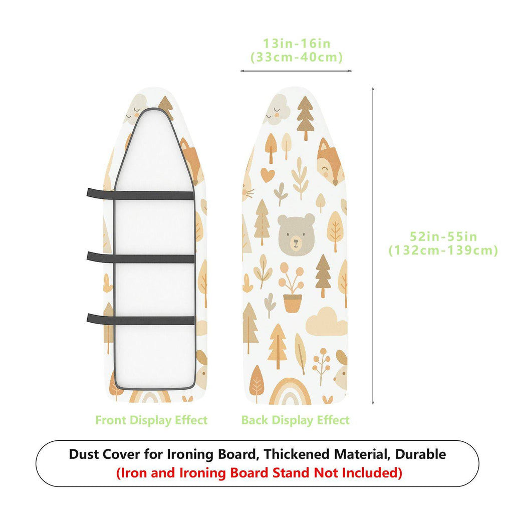 1-Piece Animal Forest  Theme  Ironing Board Cover, Universal Size, Without Board