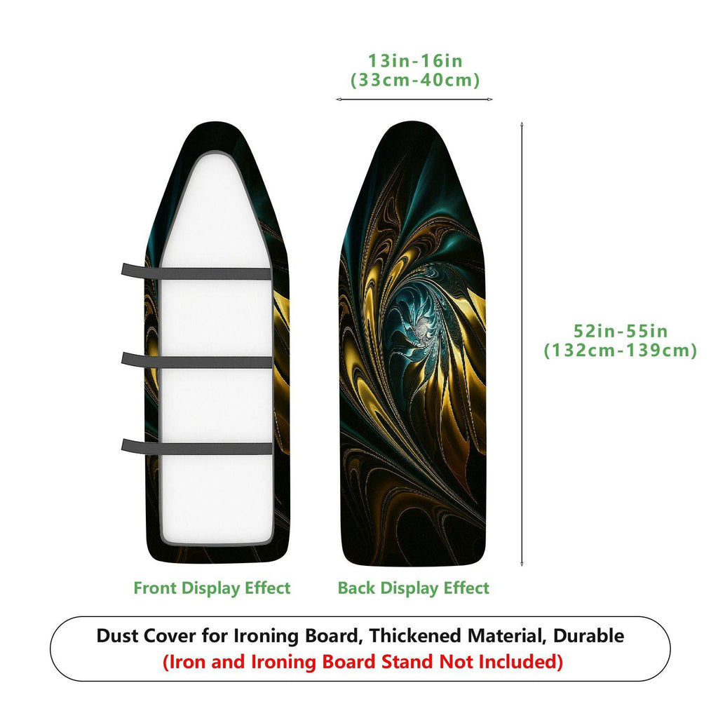 1-Piece Abstract Swirl Design Artistic  Ironing Board Cover, Universal Size, Without Board