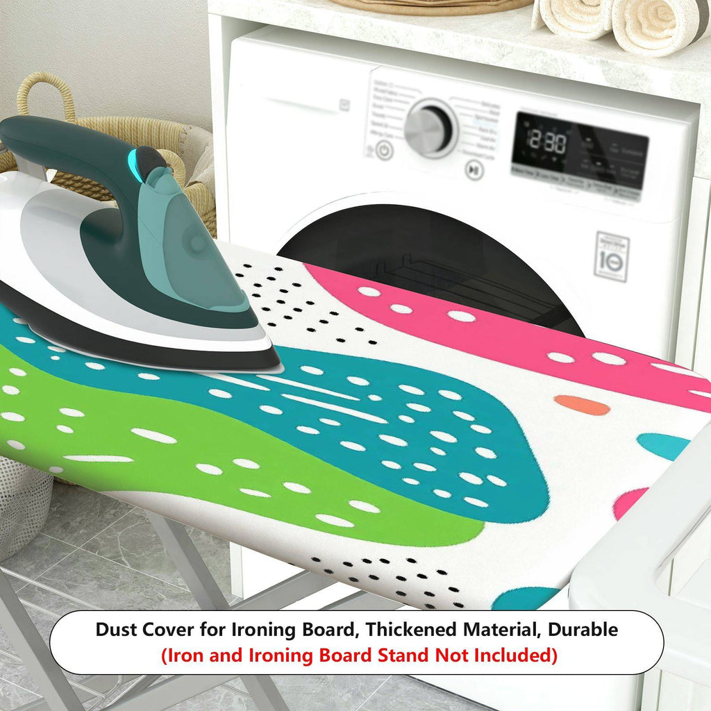 1-Piece Abstract Colorful Pattern Decorative  Ironing Board Cover, Universal Size, Without Board