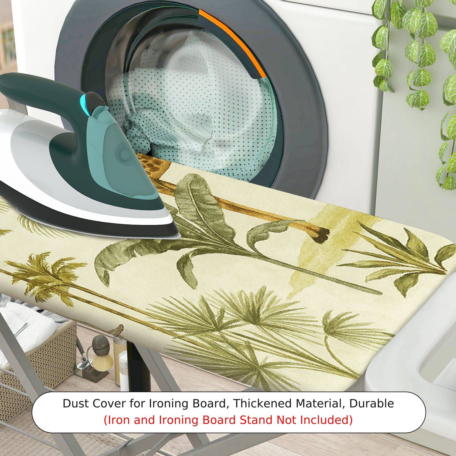 1-Piece Jungle Animal Safari  Ironing Board Cover, Universal Size, Without Board