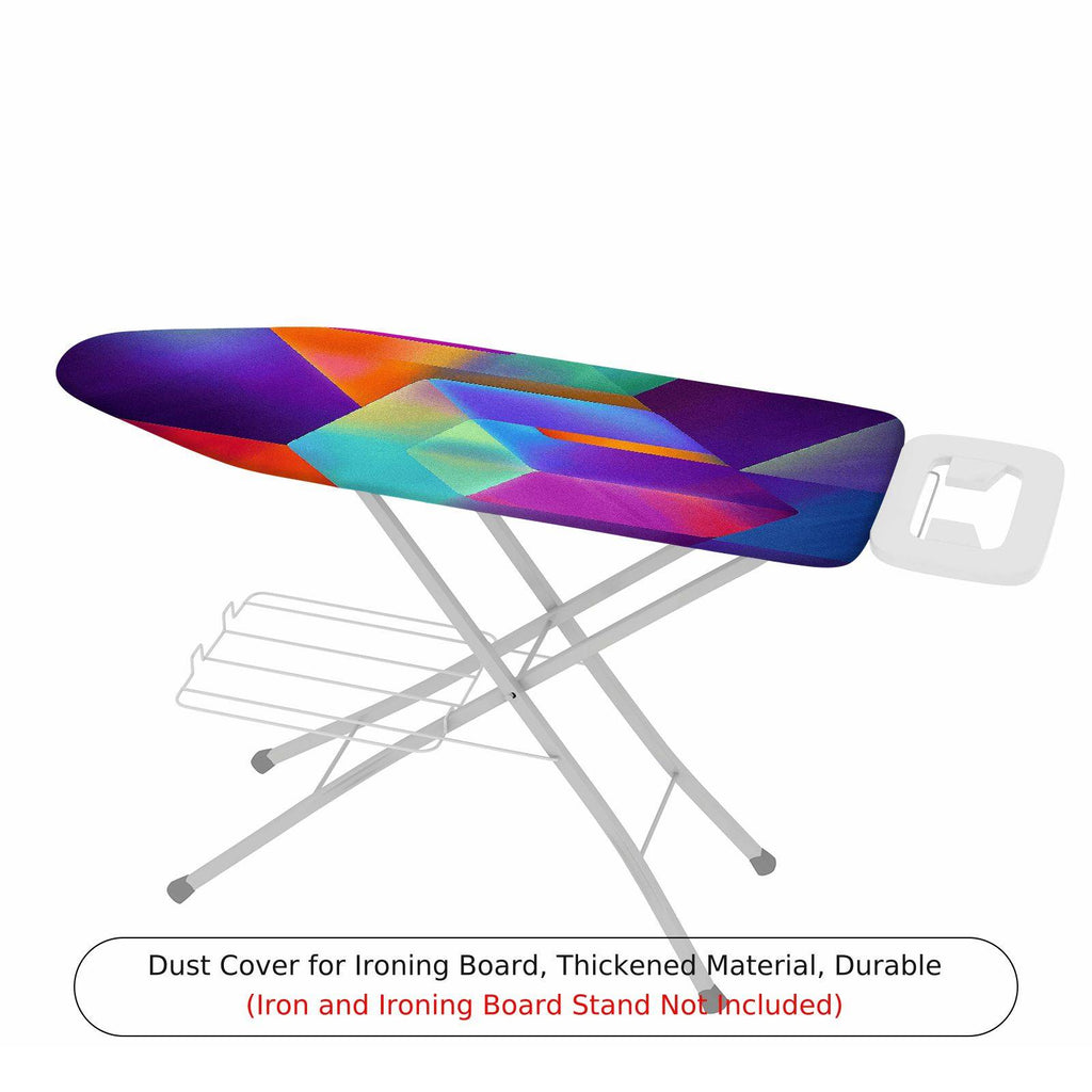 1-Piece Colorful Geometric Abstract  Ironing Board Cover, Universal Size, Without Board