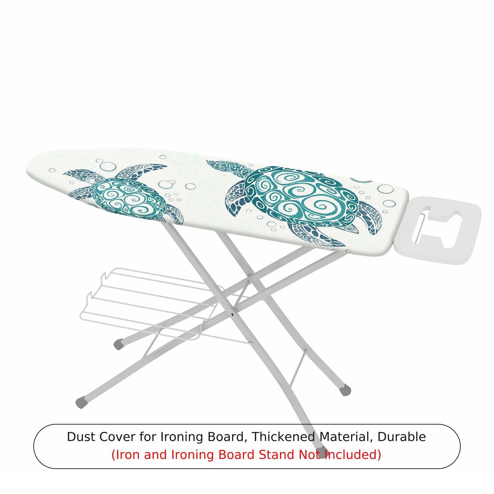 1-Piece Sea Turtle Aqua Blue Ocean  Ironing Board Cover, Universal Size, Without Board