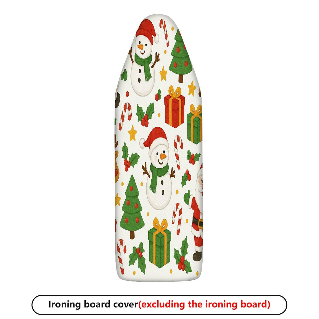 1-Piece Christmas Snowman Gift  Ironing Board Cover, Universal Size, Without Board