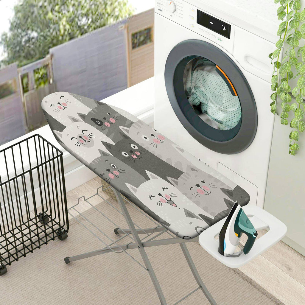 1-Piece Cat Pattern Animal Cute  Ironing Board Cover, Universal Size, Without Board