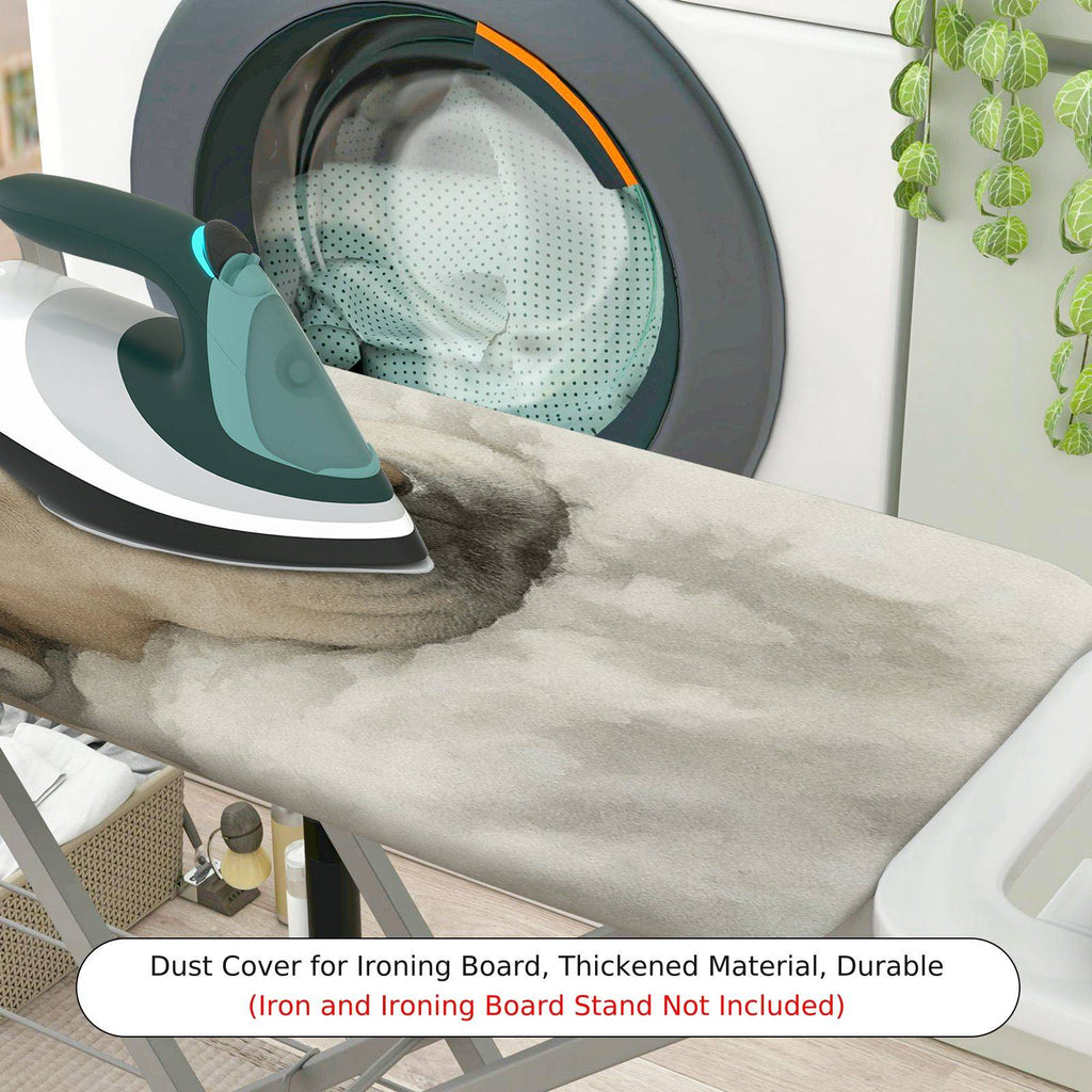 1-Piece Dog Animal Art  Ironing Board Cover, Universal Size, Without Board