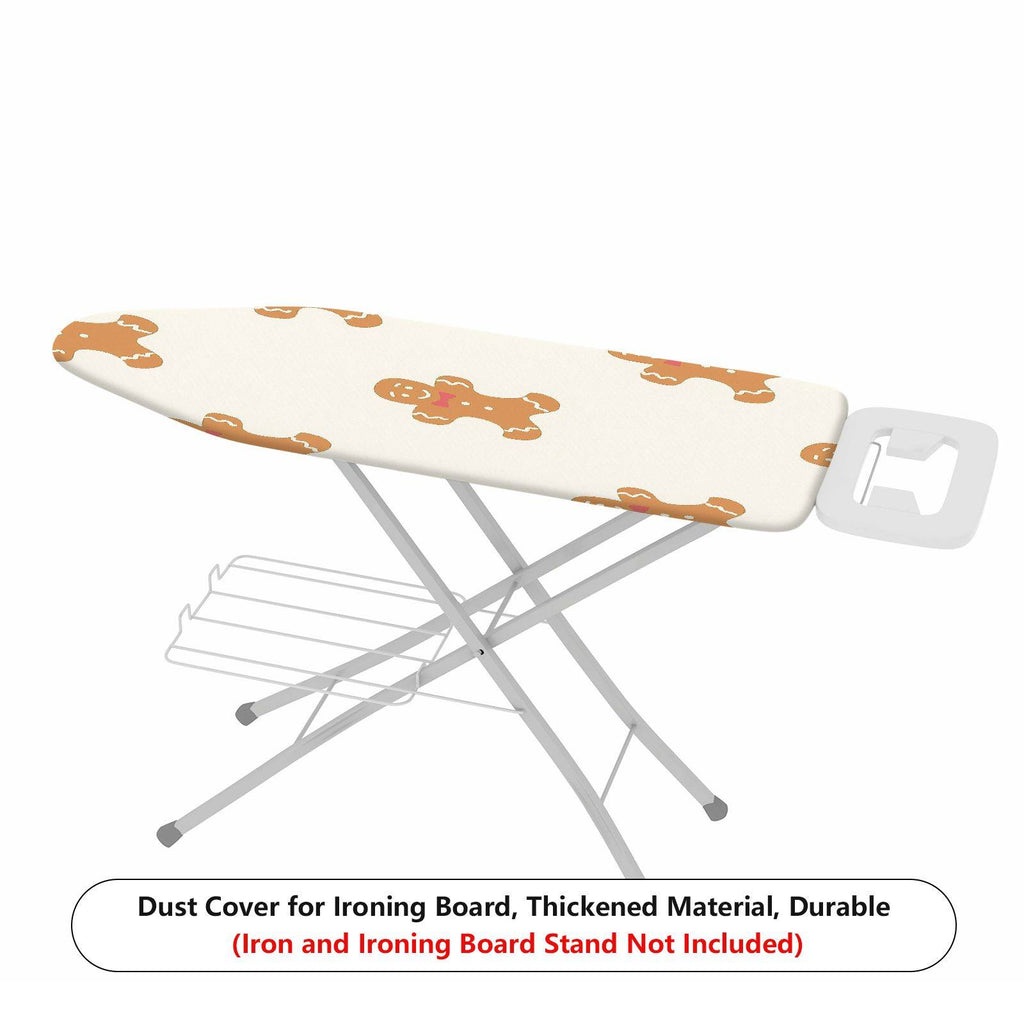 1-Piece Gingerbread Cookie Festive Holiday Christmas  Ironing Board Cover, Universal Size, Without Board