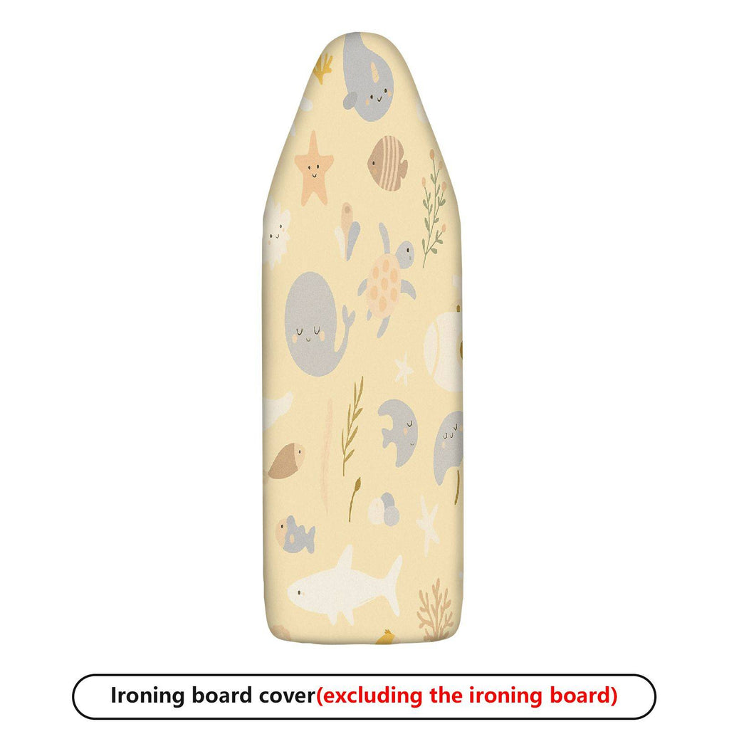 1-Piece Ocean Animals Underwater Sea  Ironing Board Cover, Universal Size, Without Board