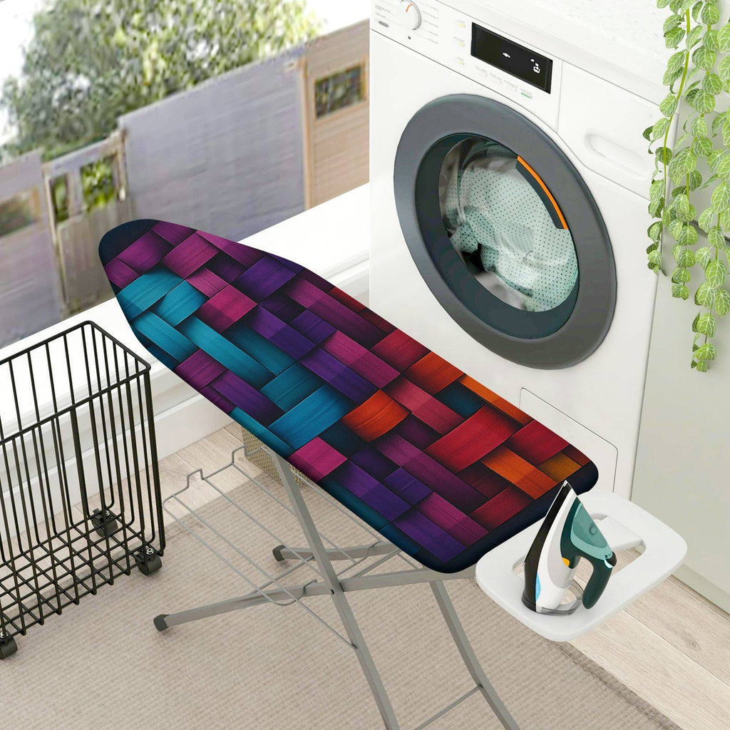 1-Piece Geometric Colorful Abstract  Ironing Board Cover, Universal Size, Without Board