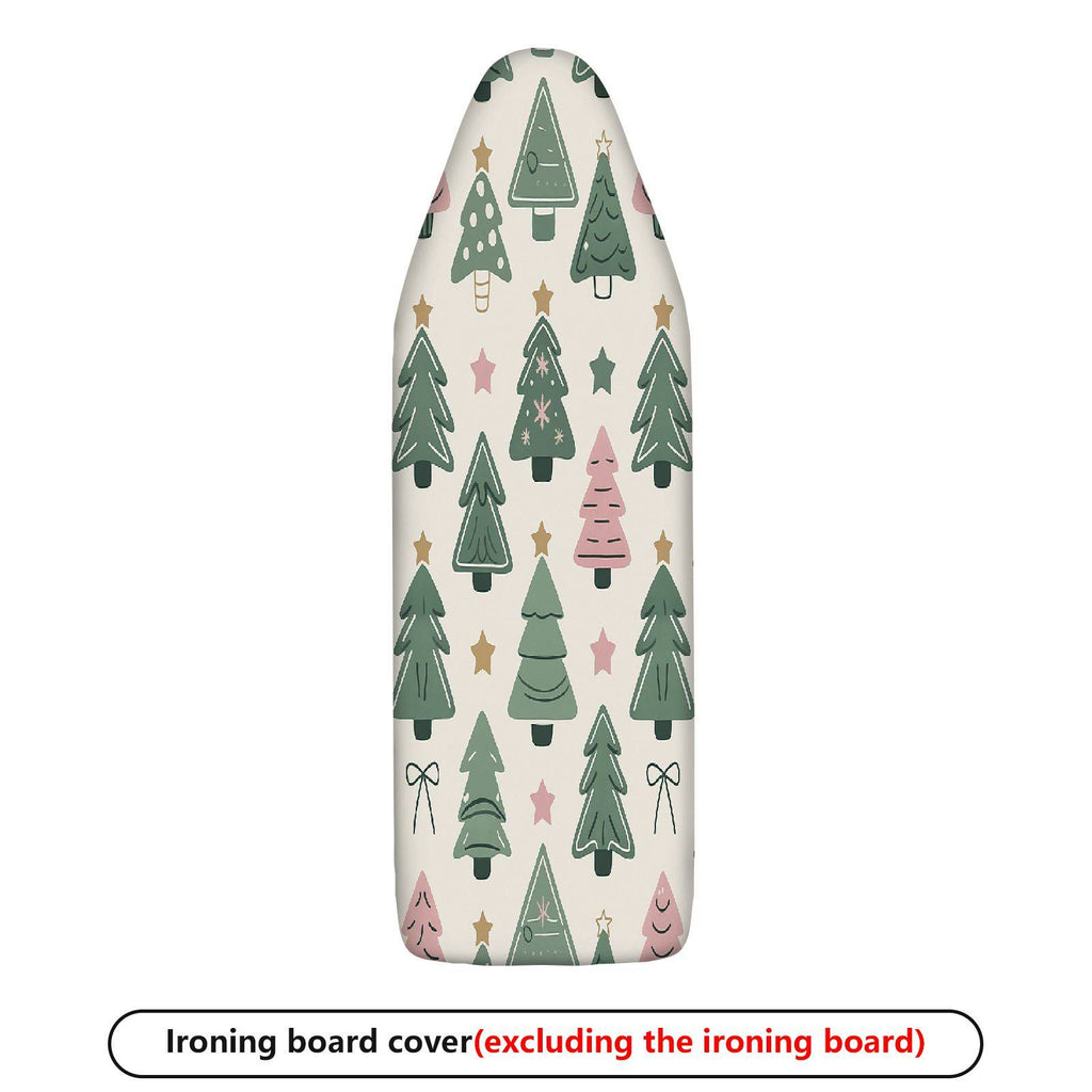 1-Piece Christmas Tree Star Bow  Ironing Board Cover, Universal Size, Without Board