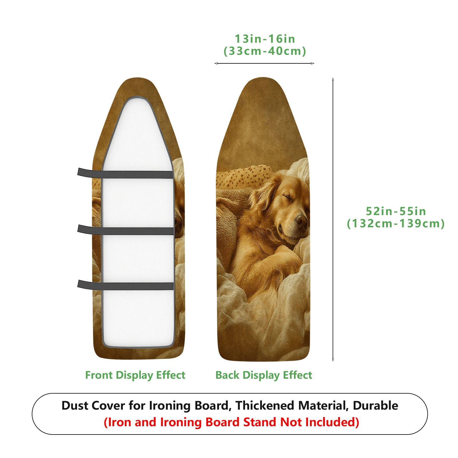 1-Piece Dog Sleeping Cozy Animal  Ironing Board Cover, Universal Size, Without Board
