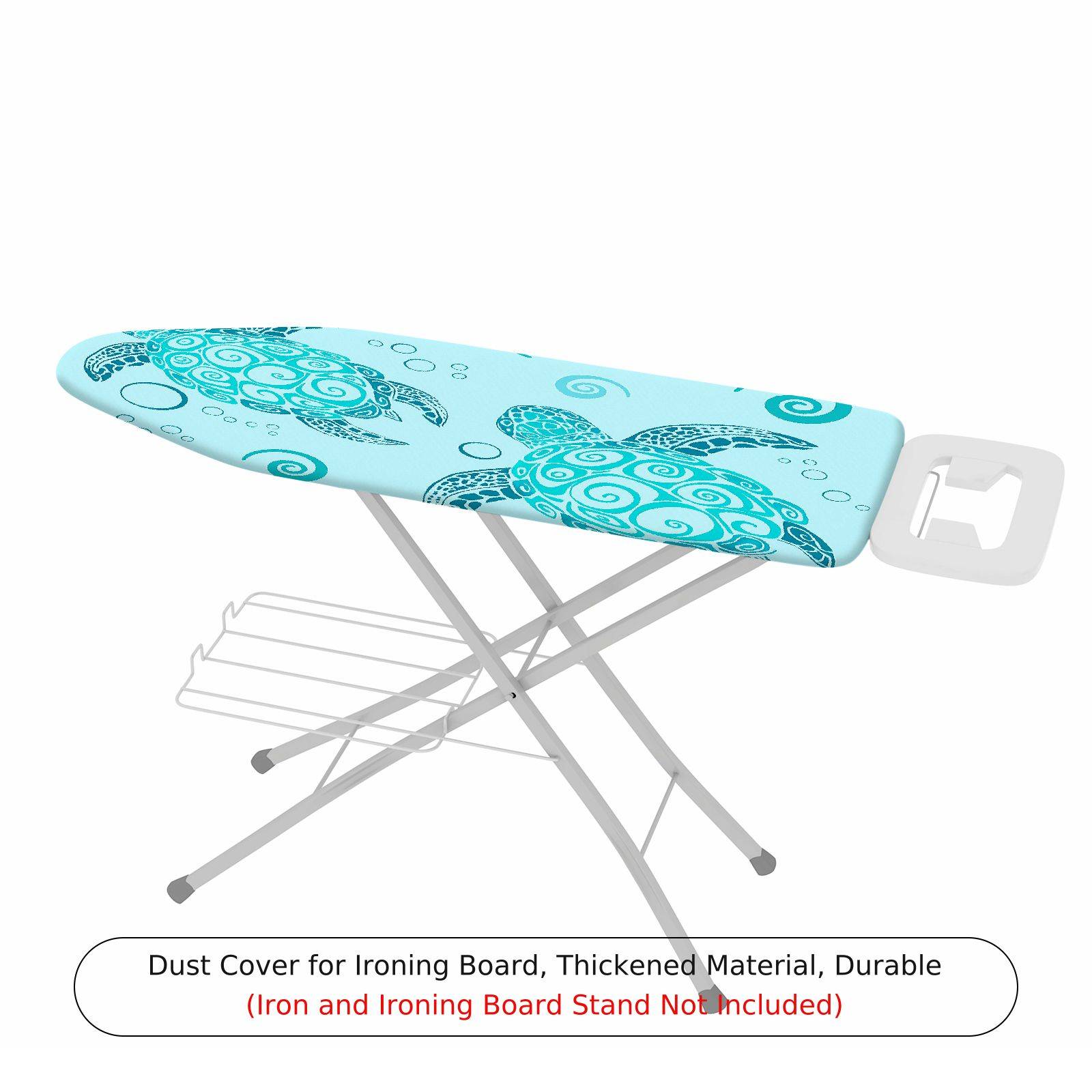 1-Piece Turtle Ocean Swirl  Ironing Board Cover, Universal Size, Without Board