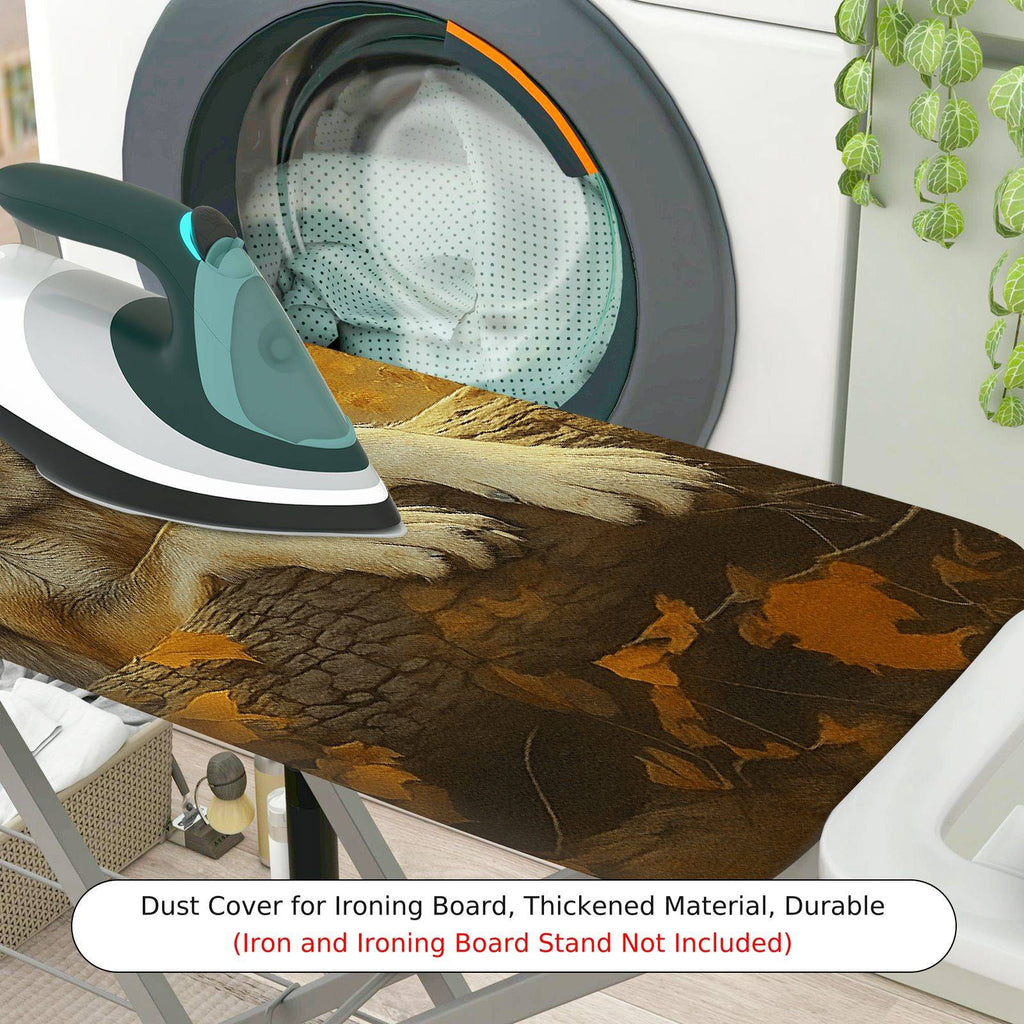 1-Piece Wolf Animal Nature  Ironing Board Cover, Universal Size, Without Board
