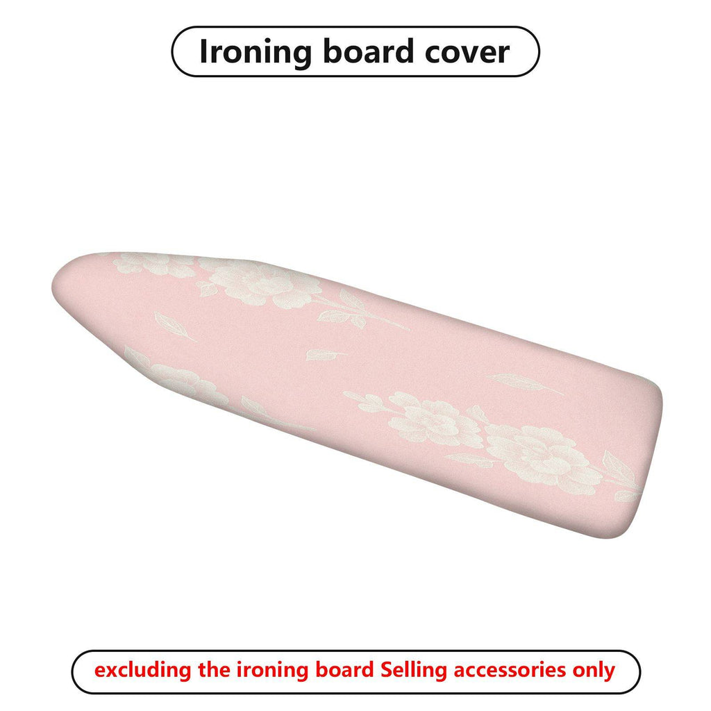 1-Piece Pink Floral Soft  Ironing Board Cover, Universal Size, Without Board