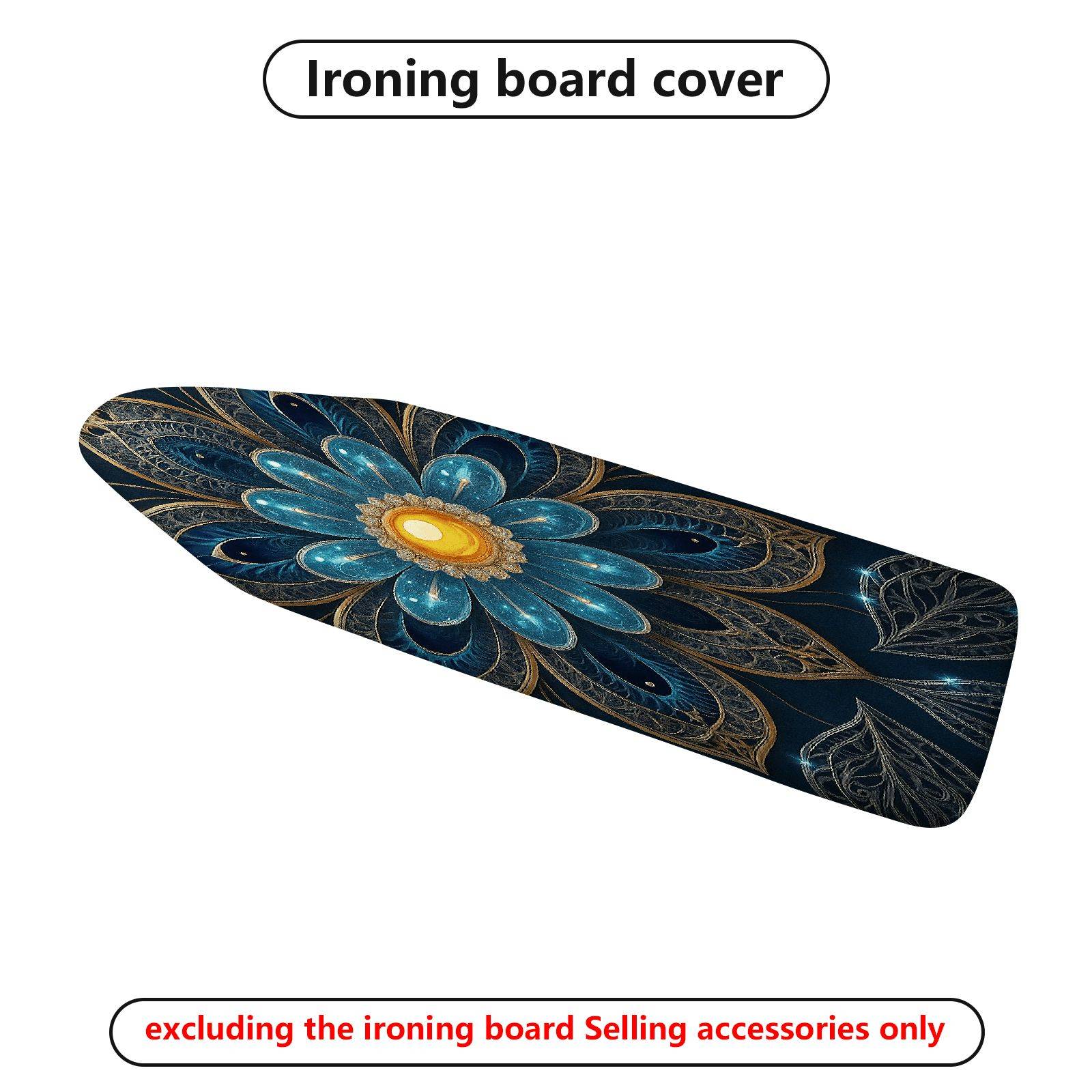 1-Piece Floral Abstract Artistic  Ironing Board Cover, Universal Size, Without Board