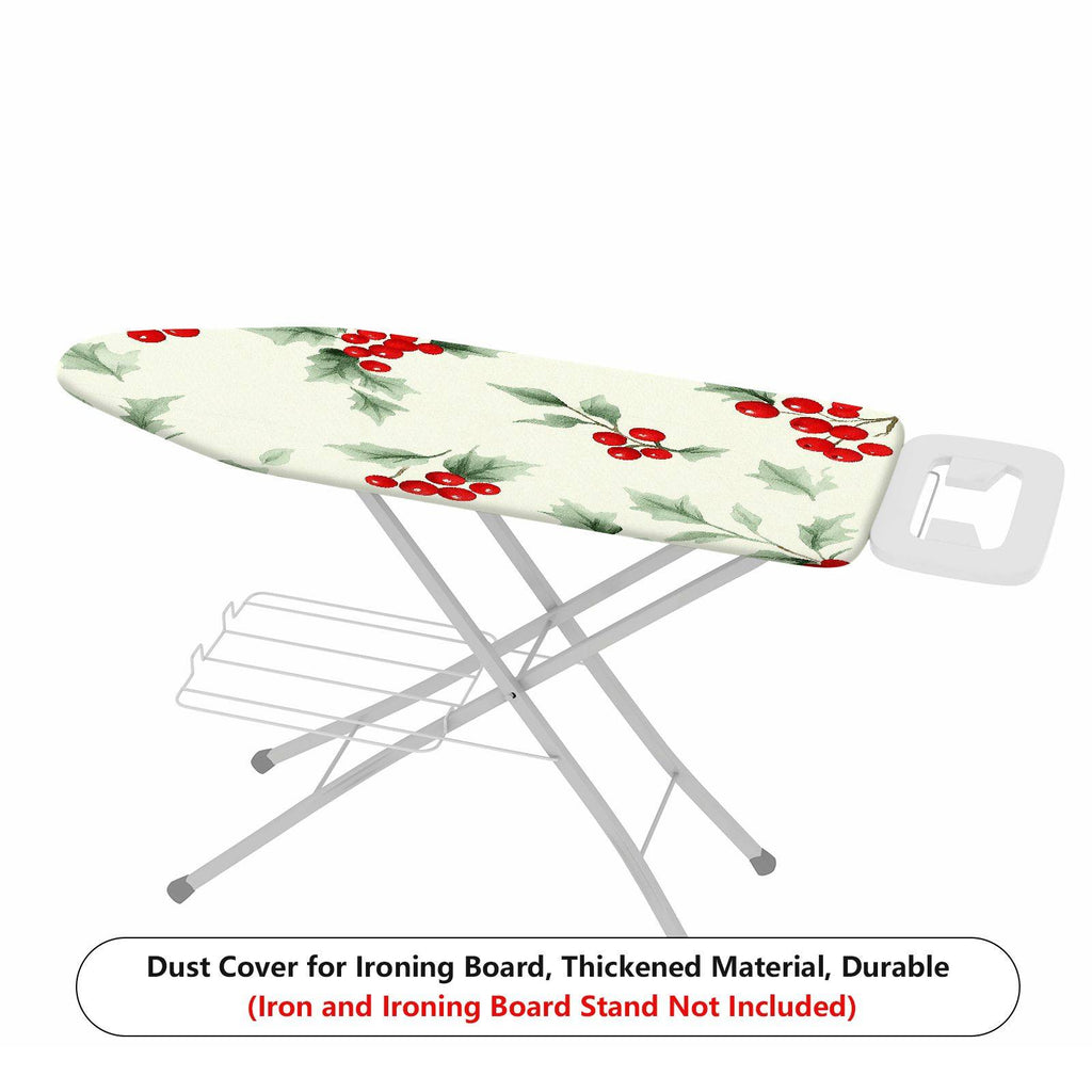 1-Piece Christmas Berry Holly  Ironing Board Cover, Universal Size, Without Board