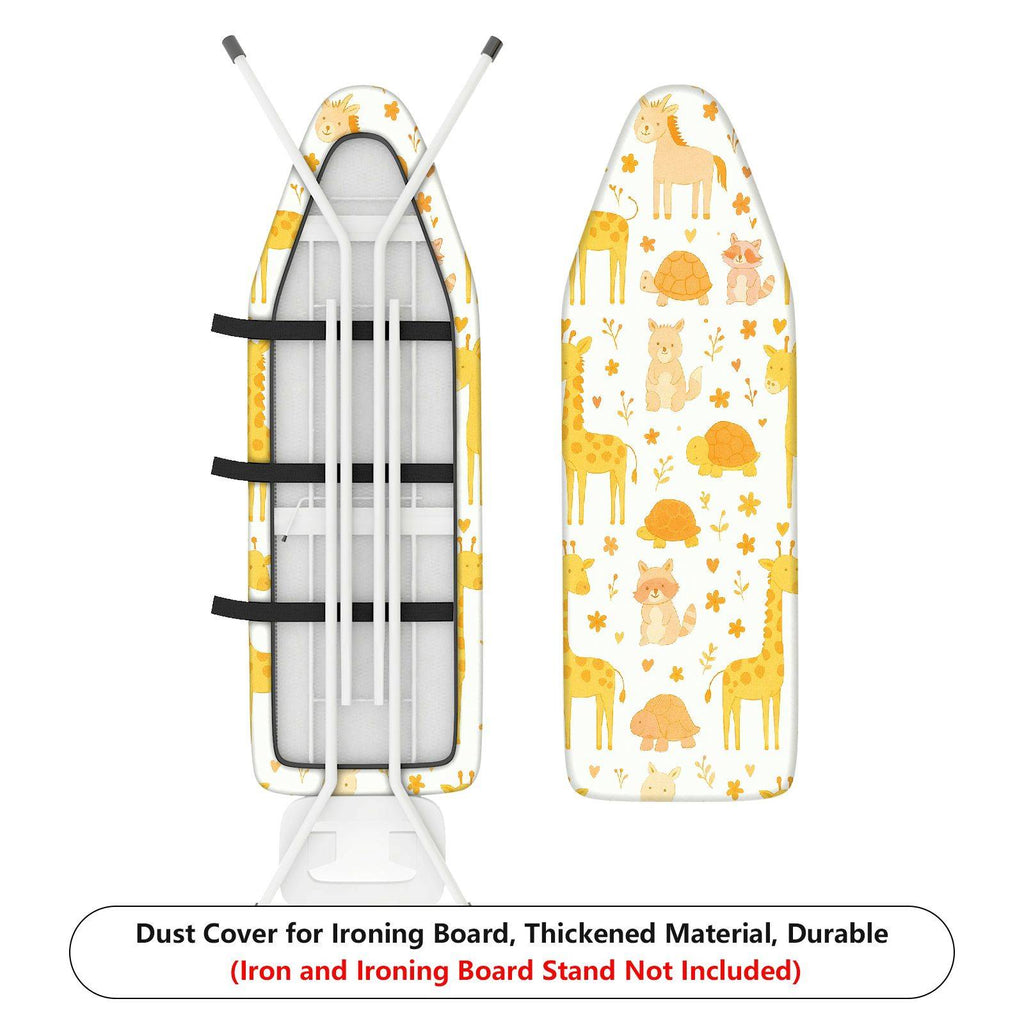 1-Piece Cute Animal Pattern Floral  Ironing Board Cover, Universal Size, Without Board