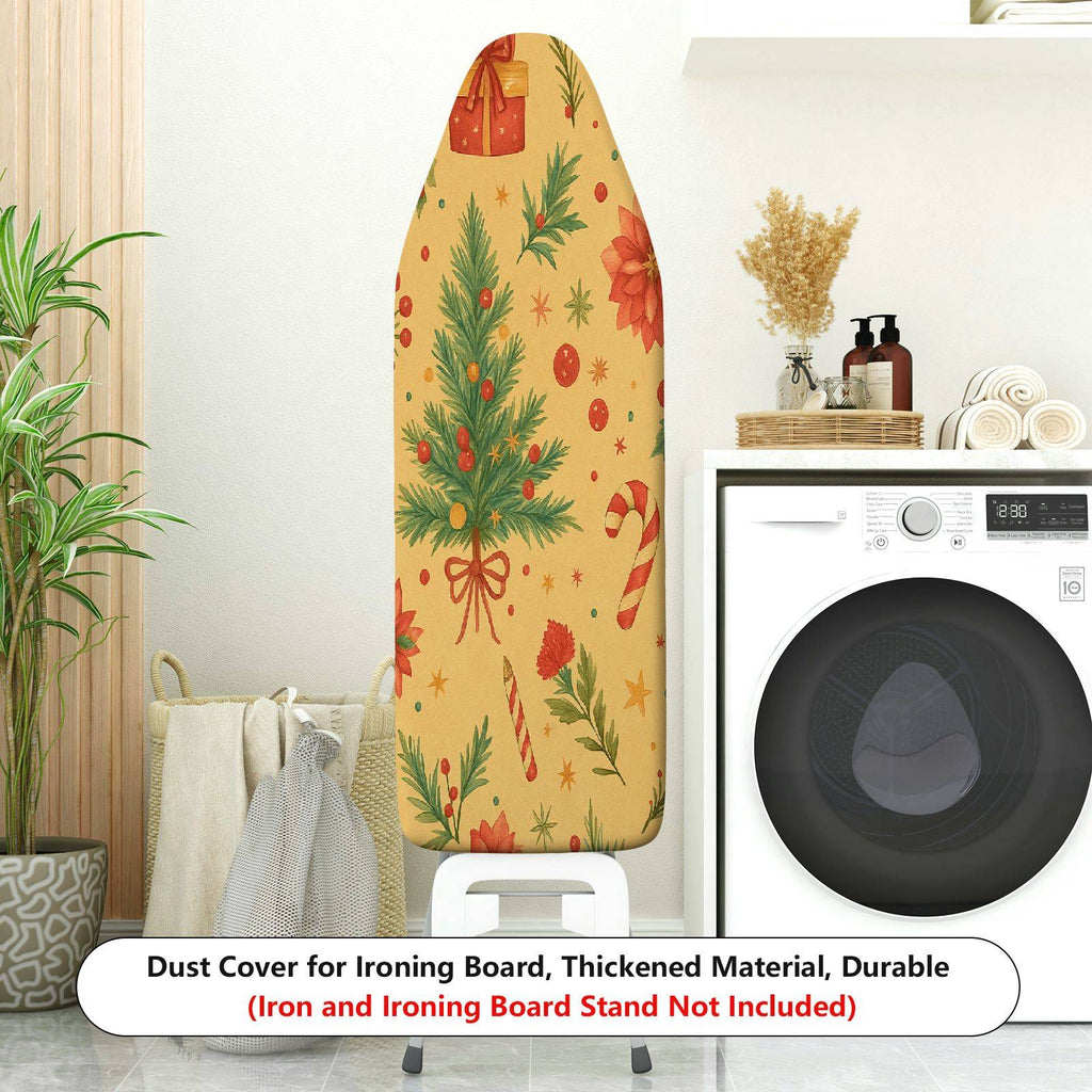 1-Piece Christmas Tree Candy Flower  Ironing Board Cover, Universal Size, Without Board
