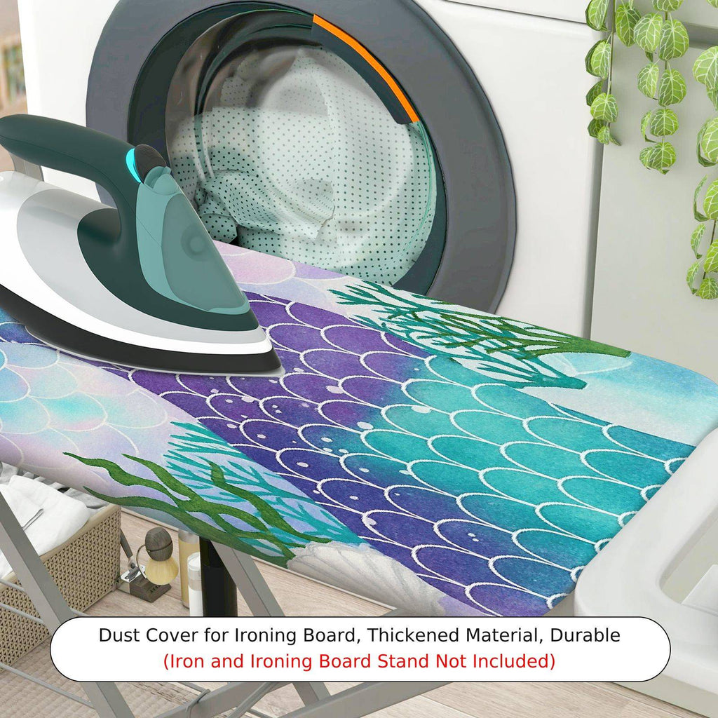 1-Piece Fish Scale Ocean  Ironing Board Cover, Universal Size, Without Board