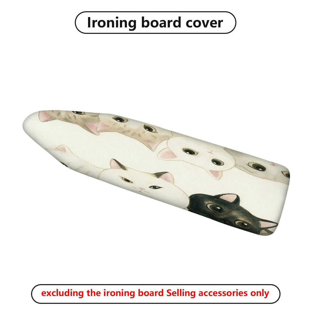 1-Piece Cat Cute Animal  Ironing Board Cover, Universal Size, Without Board