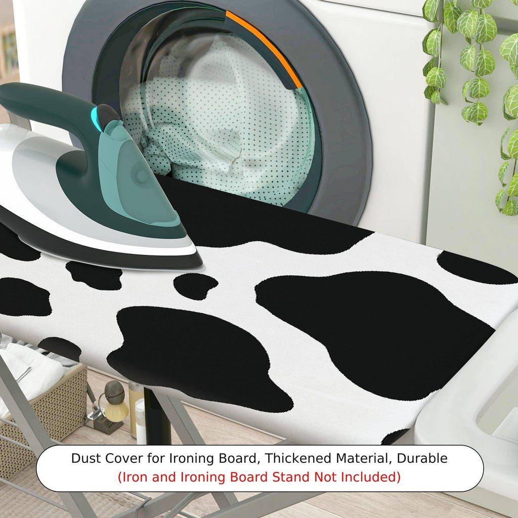 1-Piece Black White Animal Print  Ironing Board Cover, Universal Size, Without Board