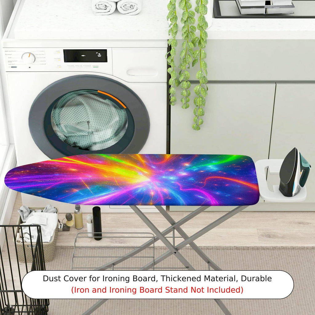 1-Piece Abstract Colorful Vivid  Ironing Board Cover, Universal Size, Without Board