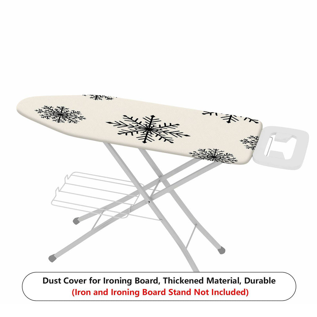 1-Piece Snowflake Pattern Christmas Winter  Ironing Board Cover, Universal Size, Without Board
