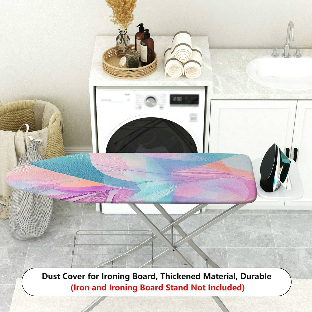 1-Piece Abstract Colorful Geometric Pattern  Ironing Board Cover, Universal Size, Without Board