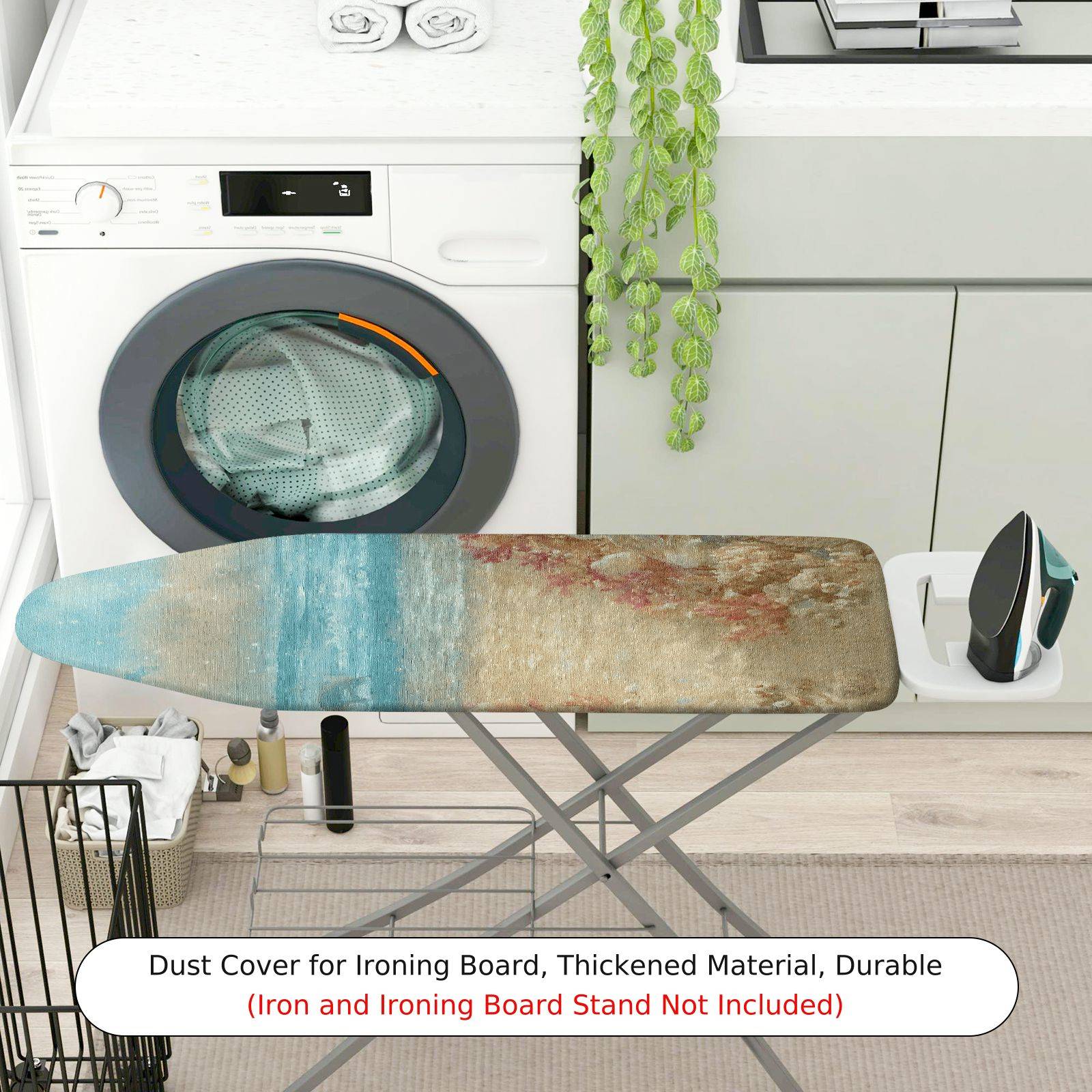 1-Piece Ocean Beach Landscape  Ironing Board Cover, Universal Size, Without Board