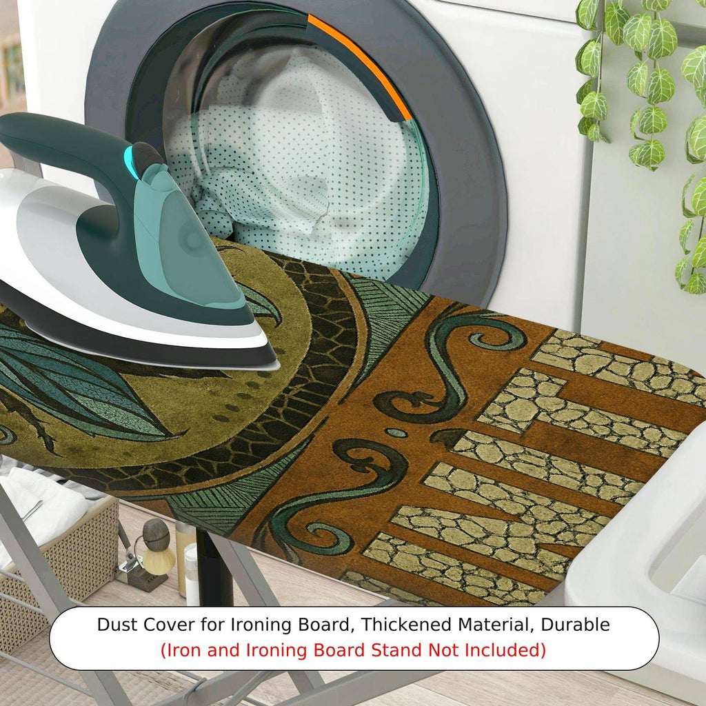 1-Piece Insect Retro Artistic  Ironing Board Cover, Universal Size, Without Board