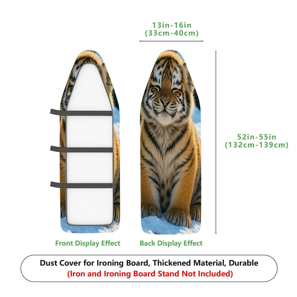 1-Piece Tiger Animal Nature  Ironing Board Cover, Universal Size, Without Board