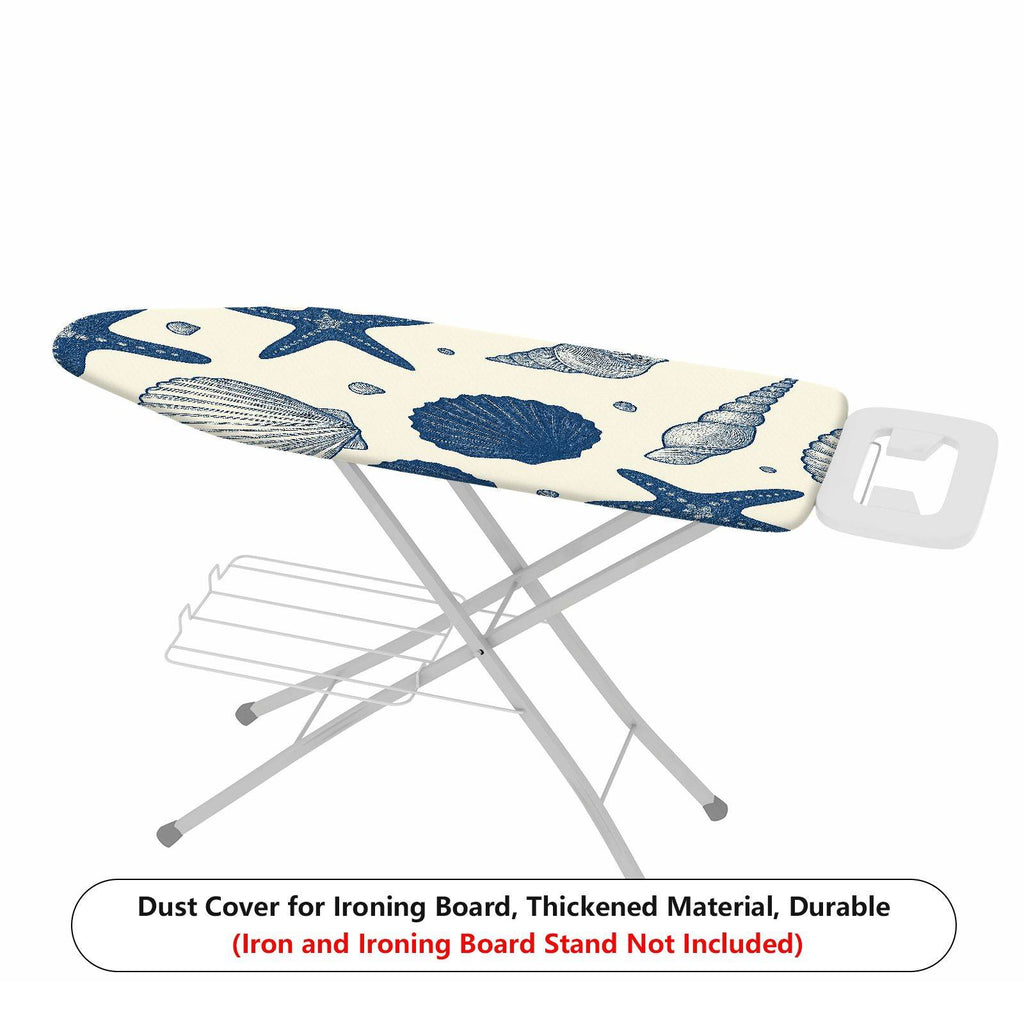 1-Piece Seashell Starfish Ocean  Ironing Board Cover, Universal Size, Without Board