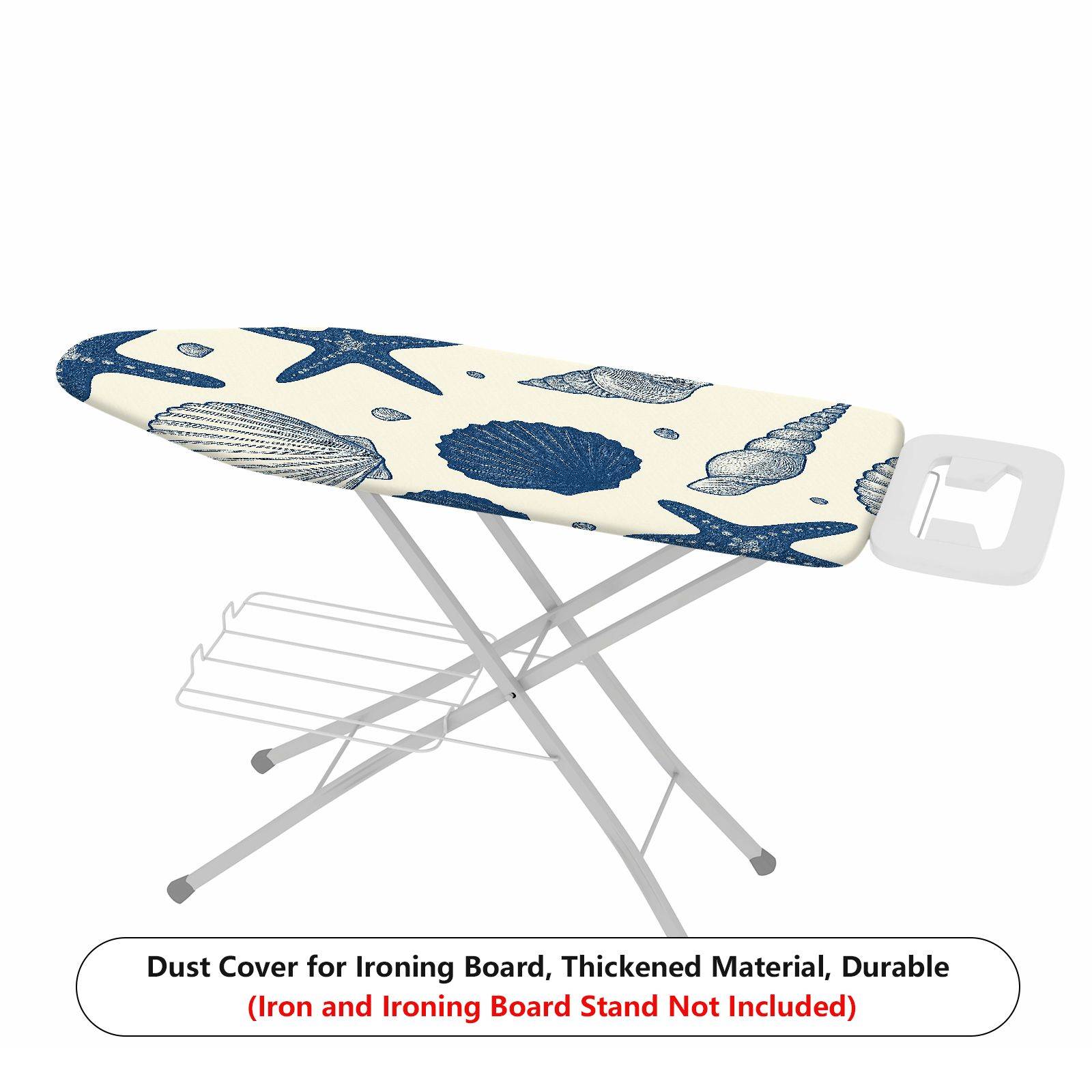 1-Piece Seashell Starfish Ocean  Ironing Board Cover, Universal Size, Without Board
