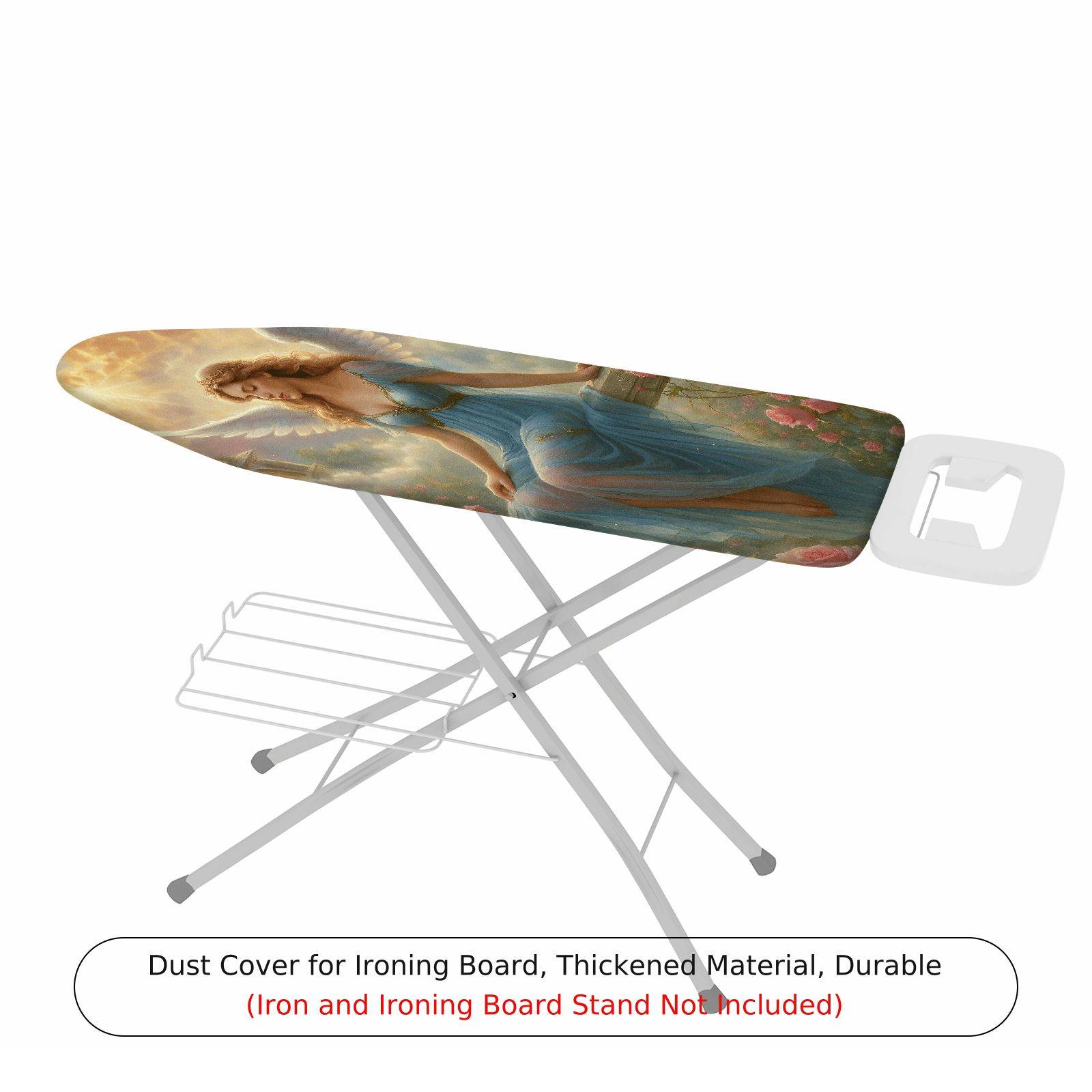 1-Piece Angelic Blooming Elegant  Ironing Board Cover, Universal Size, Without Board