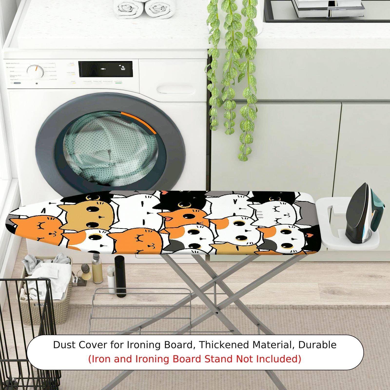 1-Piece Cute Cat Pattern  Animal  Ironing Board Cover, Universal Size, Without Board