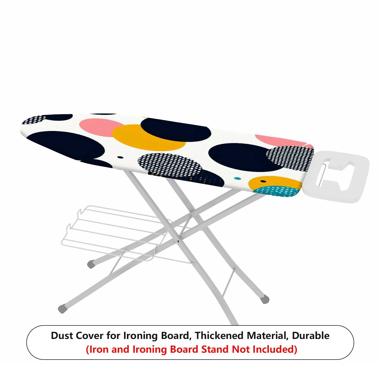 1-Piece Abstract Pattern Colorful Circle Modern  Ironing Board Cover, Universal Size, Without Board