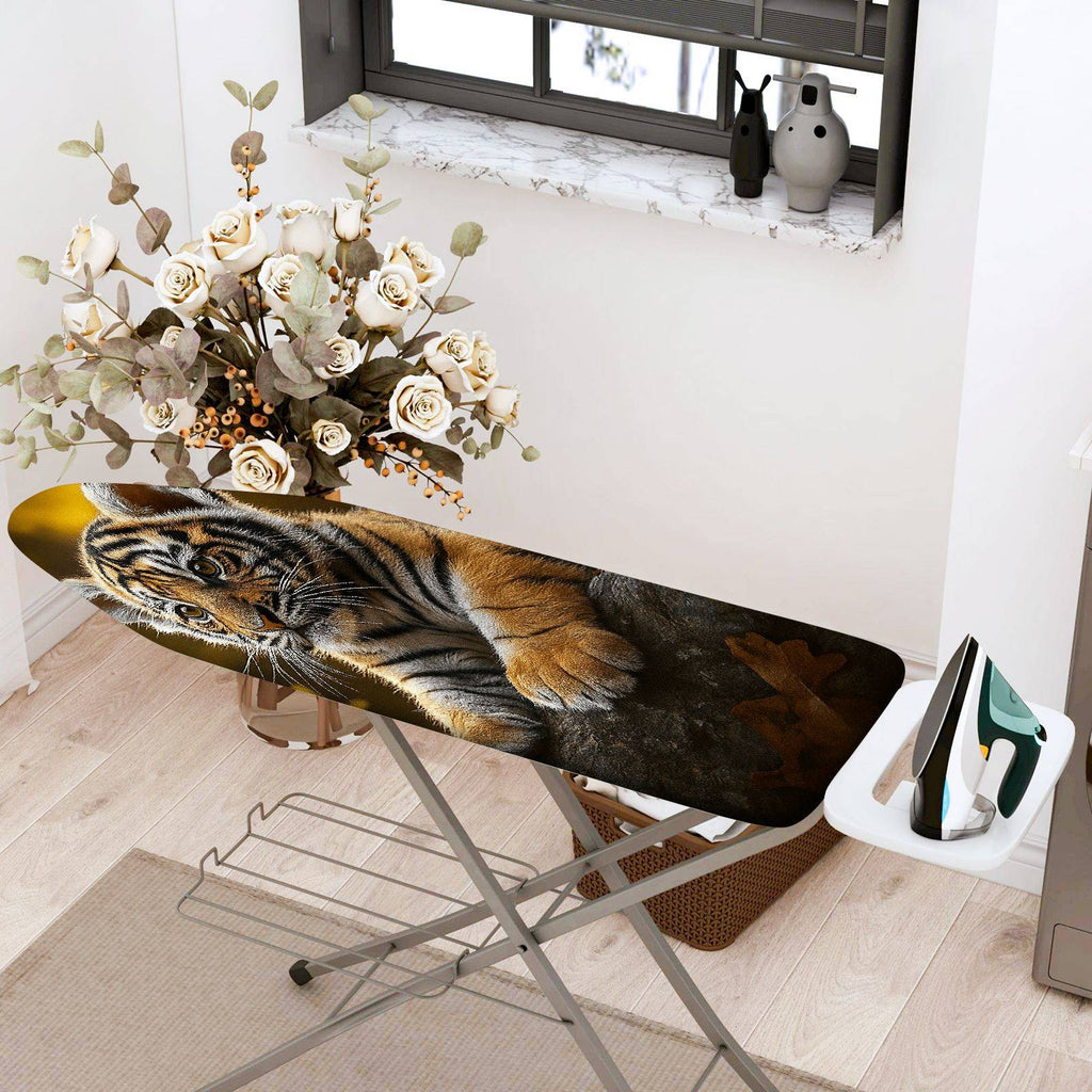1-Piece Tiger Animal Print  Ironing Board Cover, Universal Size, Without Board