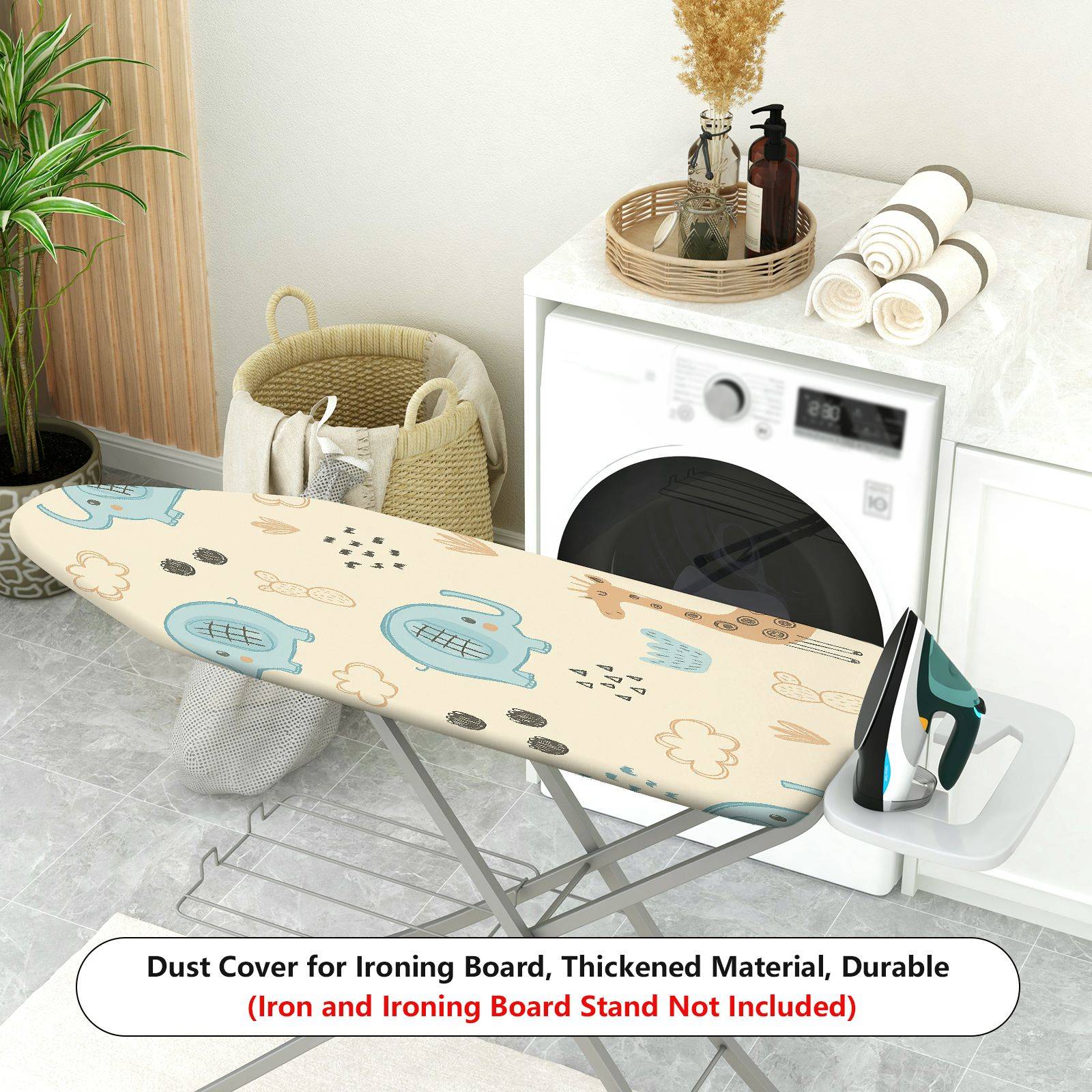 1-Piece Animal Cloud Giraffe theme  Ironing Board Cover, Universal Size, Without Board