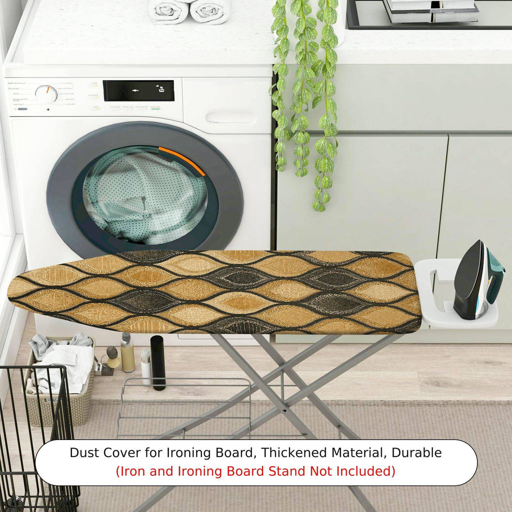 1-Piece Geometric Retro Modern  Ironing Board Cover, Universal Size, Without Board