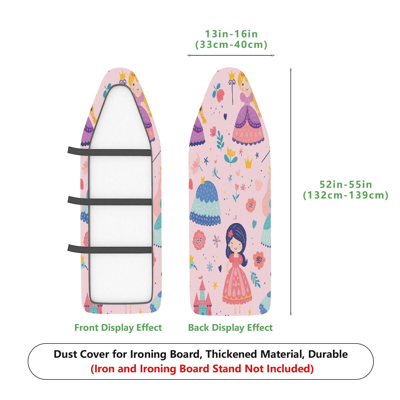 1-Piece Colorful  Ironing Board Cover, Universal Size, Without Board